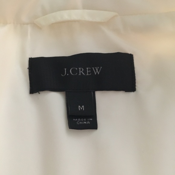 JCrew Cream Puffer Vest - Picture 3 of 3